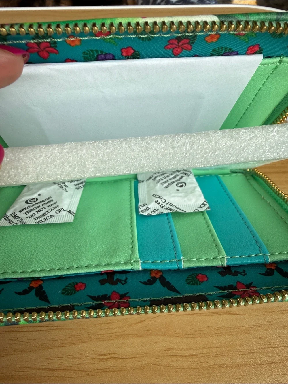 Loungefly Green Jungle Book Rumble Zip Wallet
